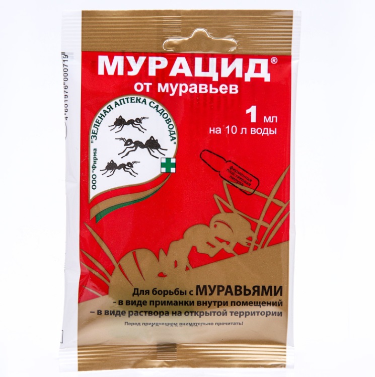Средство МУРАЦИД для борьбы с муравьями 1 мл